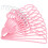 10St Klamottenbügel Aus Langlebigem ABS Mit Herz- (Pink) 1
