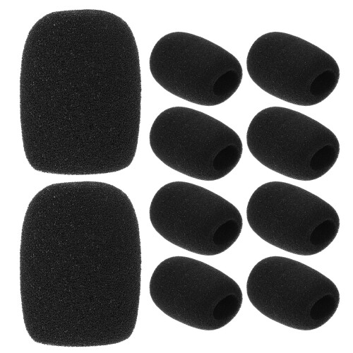 10 Mikrofon-Lavalier-Kopfhörerschwamm