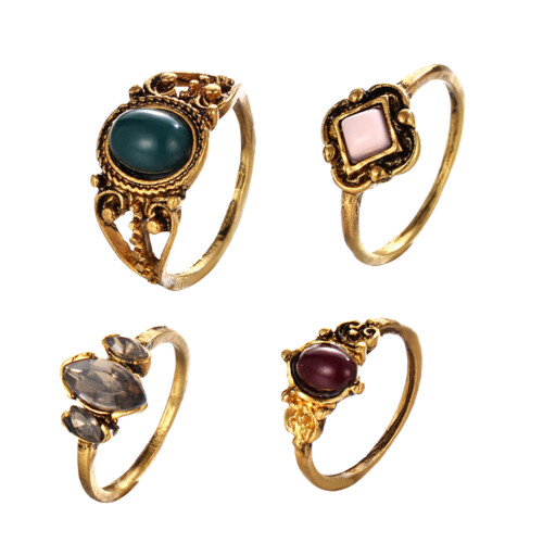 4 Damenteile Ring Sprengstoffe Einstellen