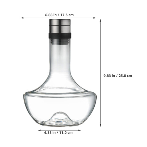 1pc 1000ml Wein Dekanter Brandy Hand-Schnellkaraffe 1