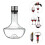 1pc 1000ml Wein Dekanter Brandy Hand-Schnellkaraffe 6