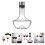 1pc 1000ml Wein Dekanter Brandy Hand-Schnellkaraffe 4