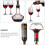 1pc 1000ml Wein Dekanter Brandy Hand-Schnellkaraffe 11