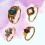4 Damenteile Ring Sprengstoffe Einstellen 8