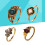 4 Damenteile Ring Sprengstoffe Einstellen 7