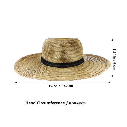 Sonnenblende Hut Sommer Strand Männer Sun Caps Stroh 1