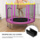 50 trampolin-stangenabdeckungen mit schutzkappen 8
