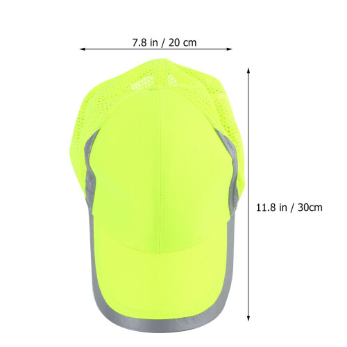 1stk Sonnenschutzkappe Baseball Kappe Baseballmütze Yellow 1