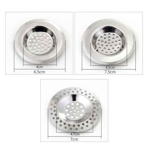 4Stück Spülbecken Ablaufsiebe Filter Geruchsneutral 1