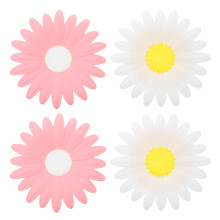 8 seifenspender daisy-design mit ablauf und ablagebox