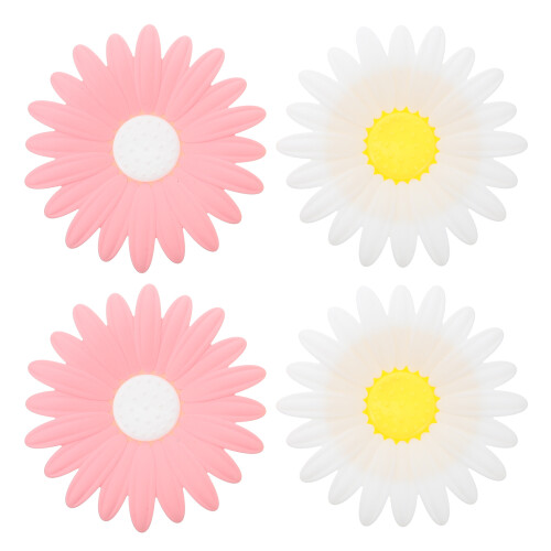 8 seifenspender daisy-design mit ablauf und ablagebox