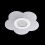 led-deckenleuchte blumenform 12 w 20 cm warmes licht 8