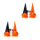 4 halloween-gnome aus plüsch mit leuchtender 8