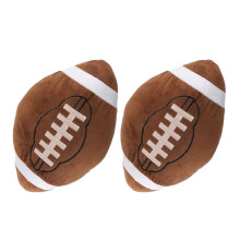 Fußballförmiges Plüschkissen, Weiches Rugbyball Kissen Für Kinder