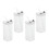 4-teiliges Glasbecher-Set 350 ml mit Deckel 1