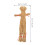 2 vogelscheuchen 18 cm gartenfiguren für außenbereich 3