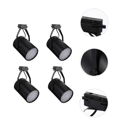 4er-pack led- , deckenspots für schienensystem 1