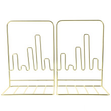 8 metall buchstützen geometrisch für schreibtisch küchenutensilien