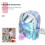 Pailletten Rucksack Glitzer Reise Rucksack 10