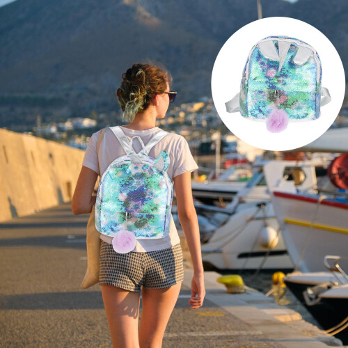Pailletten Rucksack Glitzer Reise Rucksack 1