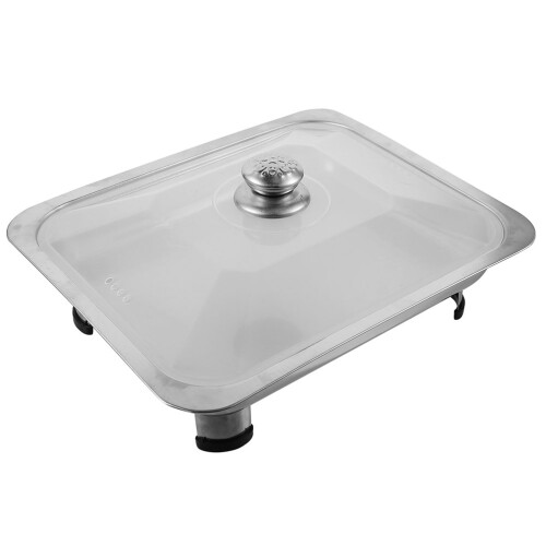buffet-serviceplatte, kantinen- fischservierplatte mit deckel