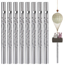 50St Garten Außen Metall Windspiel Röhren Rohr Diy Windspiel Zubehör
