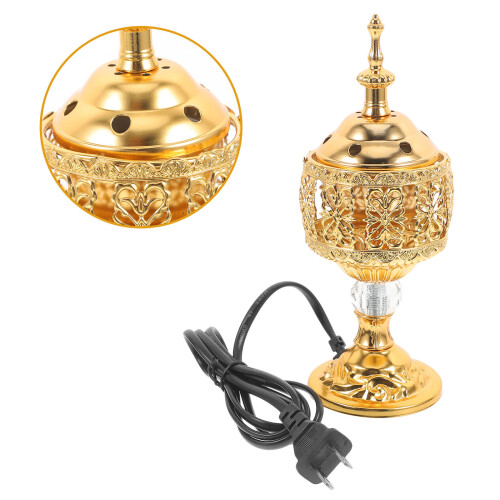 arabischer elektrischer räucherstäbchenhalter mit deckel, us-stecker 1
