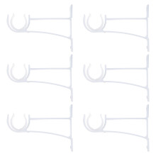 Curtain Rod Mounting Bracket Weiß Kunststoff 6