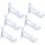 Curtain Rod Mounting Bracket Weiß Kunststoff 6 3