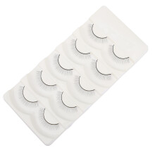 5 paar übungs- eyelashes, trainingswimpernstreifen für mannequin