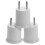-pack lampenfassung-zu-stecker-adapter e27/e26 mit -stecker 1