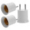 -pack lampenfassung-zu-stecker-adapter e27/e26 mit -stecker 6