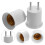 -pack lampenfassung-zu-stecker-adapter e27/e26 mit -stecker 5