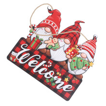 5-teiliges holzweihnachtsschild mit , hängend,