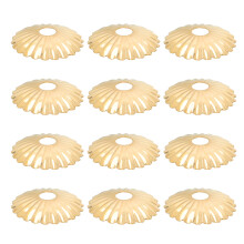 24 Tischlampe Blumenform Metallabdeckung Dichtungen