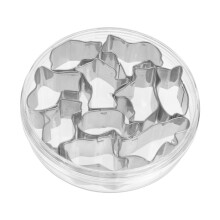 10 tierform ausstechformen zum selbermachen, backzubehör silber