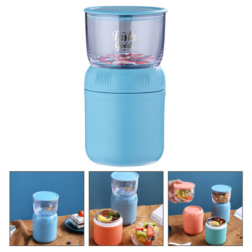 1 Set Verschließbare Milchtasse Mit Beikostbox Für Kinder 2