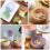 10-teiliges Weizenstroh-Salatschüssel-Set, Farben 10