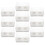 10 Sets Cupcake-Verpackungsboxen Backwaren-Aufbewahrungsbehälter 9