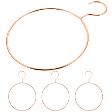 4er-pack schalring-halter, kleiderbügel, metall, gürtelhänger, nordic-