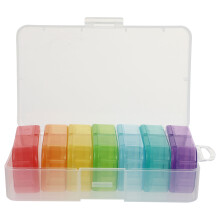 1St 14- Pillendose Schmuck Organizer
