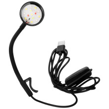 aquarienleuchte mit klemmhalterung und usb-anschluss für aquarien