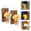 2er set rustikale light jar, hängende wanddekoration 5