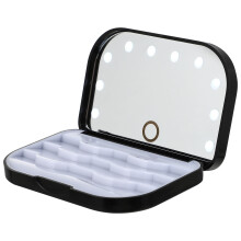 False Wimpern Case Mit Spiegel Und LED-Beleuchtung