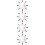 4Stk Wanddeko Party Ornament 10
