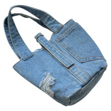damen jeans handtasche umhängetasche im lässigen vintage-