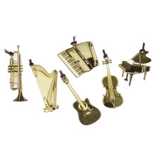 6st Lesezeichen Lanyard Musikinstrument Metall Geschenk
