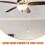 2st -Deckenventilator- Lüfter Lampenzubehör Metall 11