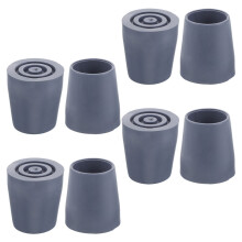 8 duschhocker beinmanschetten 24 mm mit gummifüßen