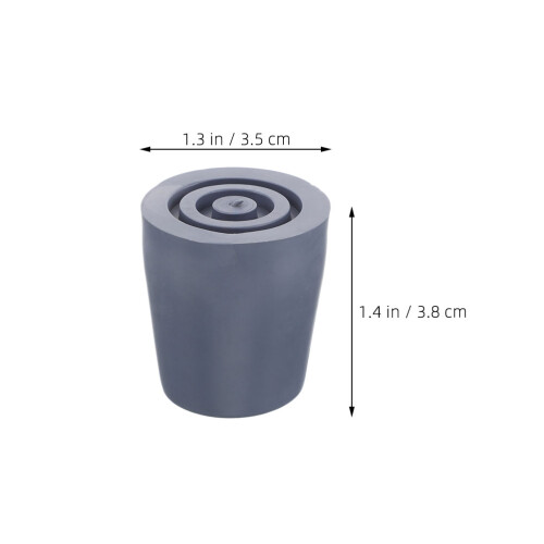8 duschhocker beinmanschetten 24 mm mit gummifüßen 1